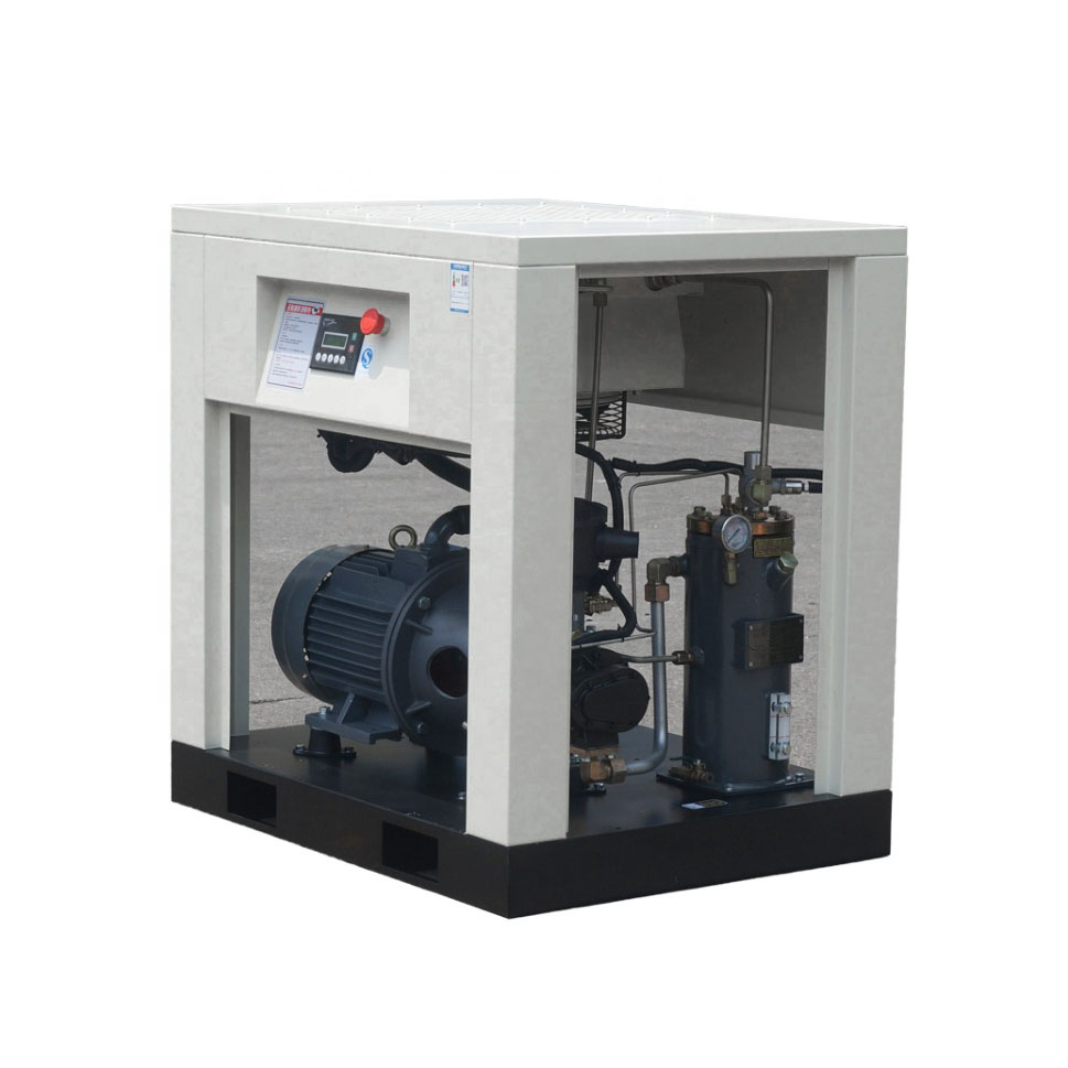 15kw 20hp 2.2m3/min Screw Type Inverter Screw Air Compressor for Glass Processing