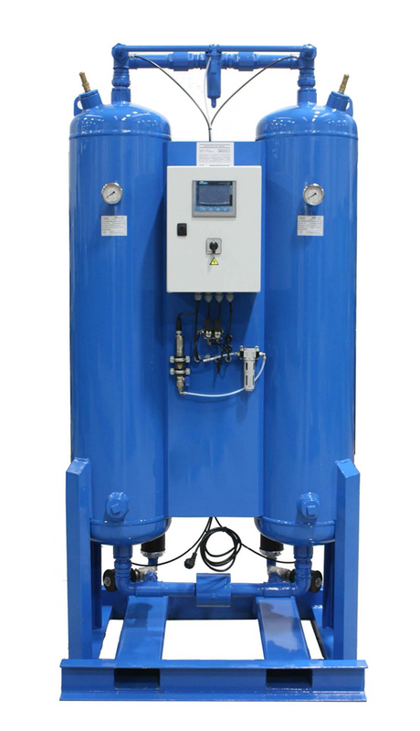 Hot sale product 75hp 10m3/min Heatless Adsorption Type Compressed Air Dryer of alumina