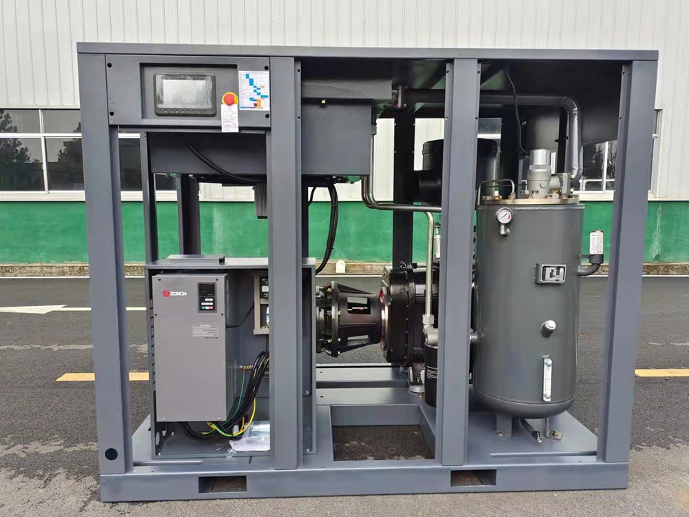 industrial air compressor prices 110KW 150HP 7bar 23.6m3/min two stage inverter rotary screw compressor for PET Industry