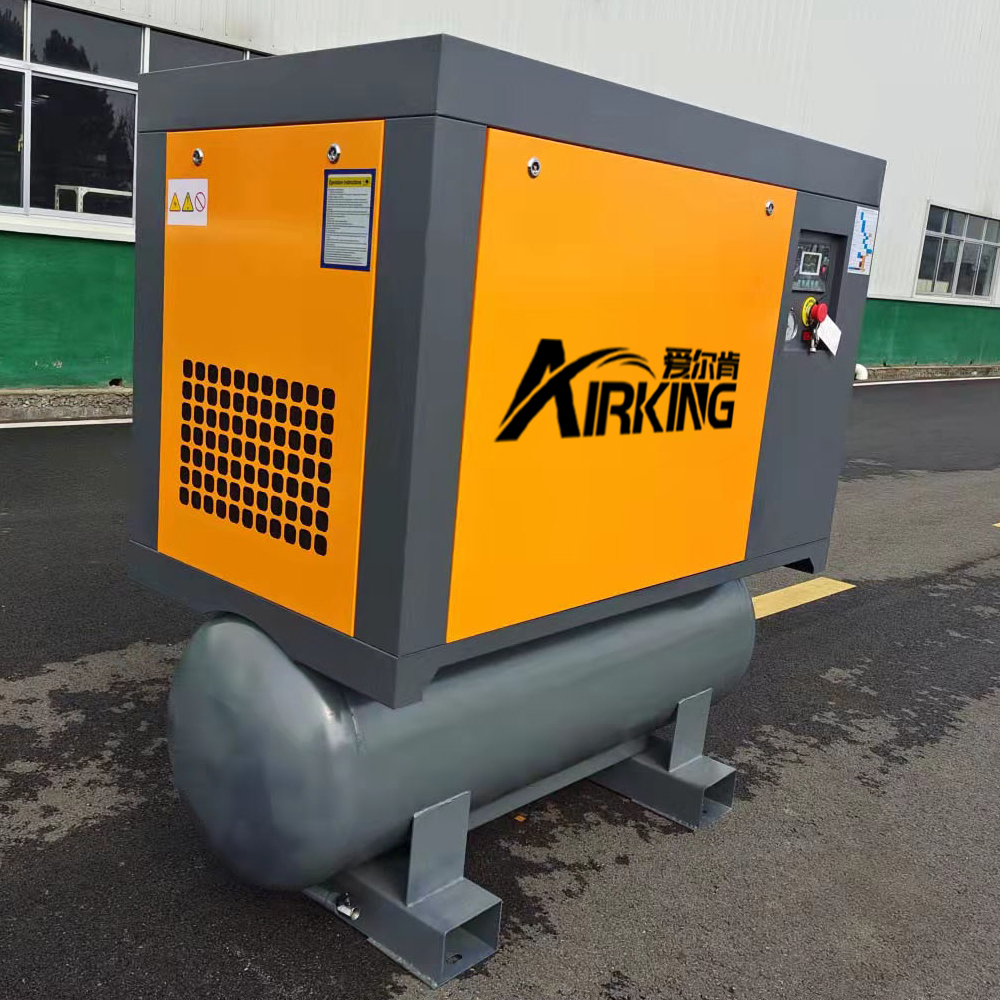 15HP 8Bar AIRKING fixed speed all in one screw air compressor 