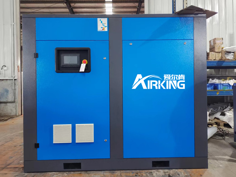 120HP 90KW permanent magnet frequency PM VSD Screw Air Compressor Strong anti-interference ability 