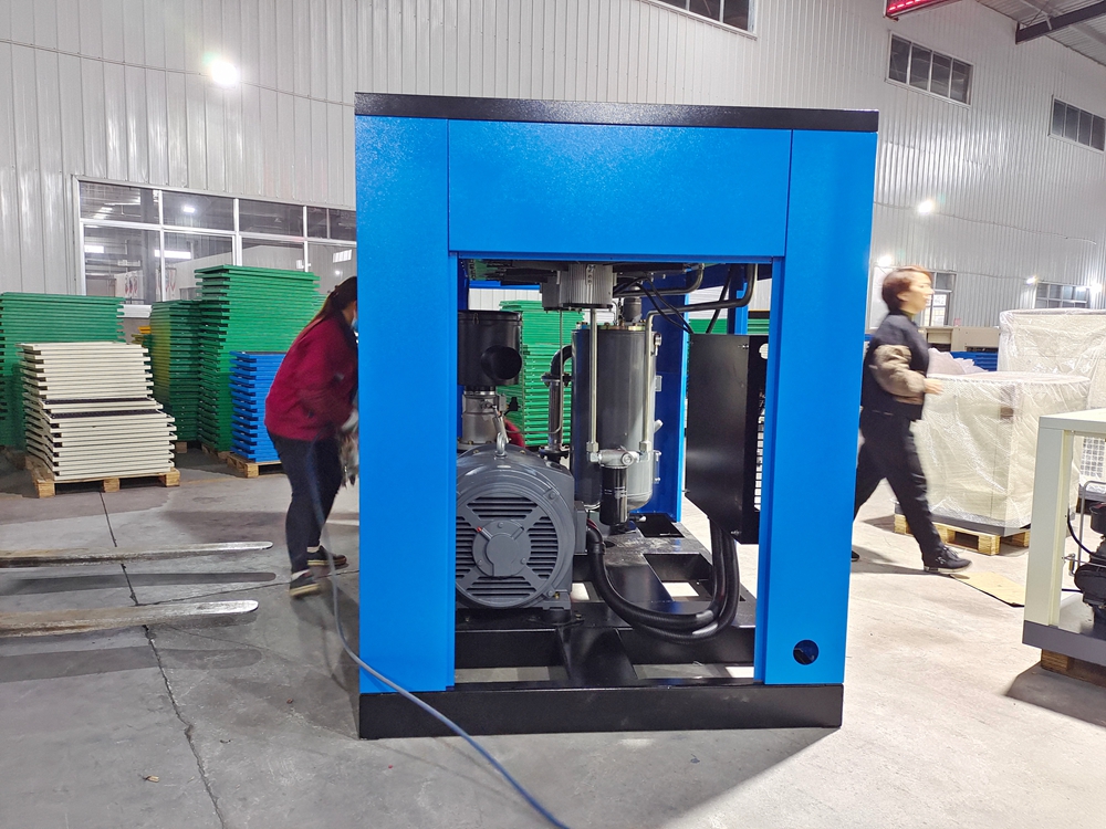 CE Energy Saving Automatic Two Stage Screw Air Compressor