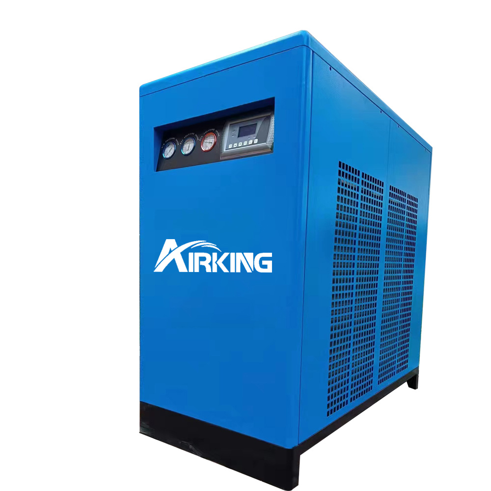 freeze dryer machine AC-75 10m3/min 8kg 10kg r22 air-cooled refrigerated air dryer with smart touch screen controller