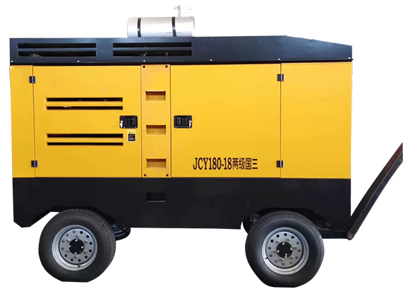 What are the key factors to consider when selecting a diesel air compressor for drilling machines?