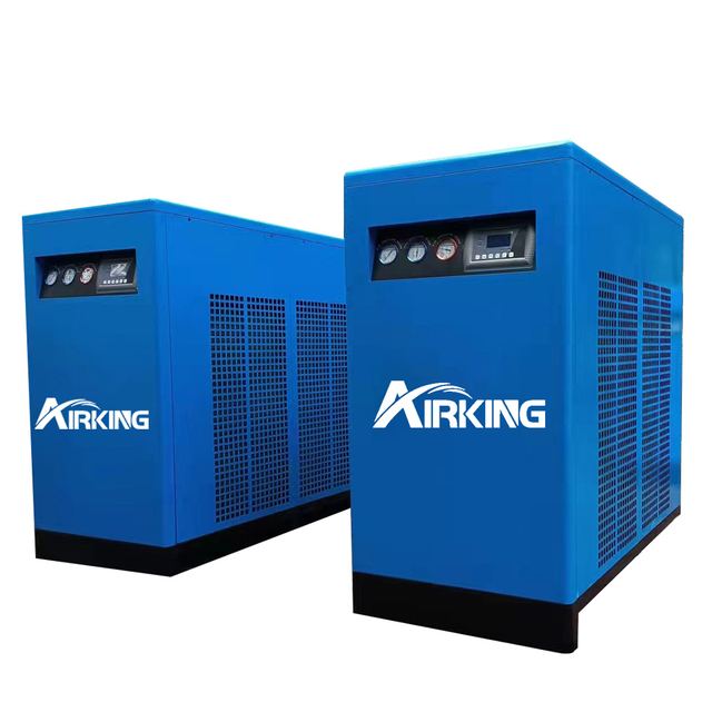 freeze dryer machine AC-75 10m3/min 8kg 10kg r22 air-cooled refrigerated air dryer with smart touch screen controller