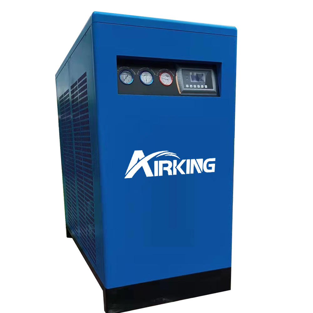 freeze dryer machine AC-75 10m3/min 8kg 10kg r22 air-cooled refrigerated air dryer with smart touch screen controller